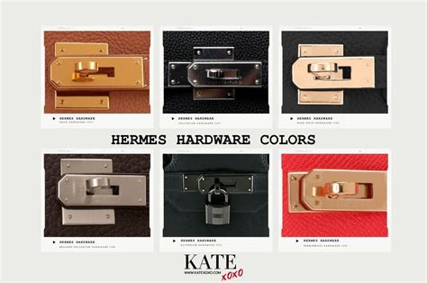 hermes hardware colors.